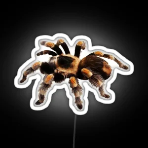 Tarantula Exotic Spider Gift Pet Tarantula Keeper Arachnid Lover I Like Big Bugs And I Cannot Lie Funny Tarantula Humor Giant Spider RGB Neon Sign