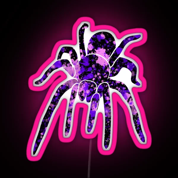 Tarantula Lover RGB Neon Sign