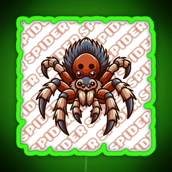 Tarantula Spider RGB Neon Sign
