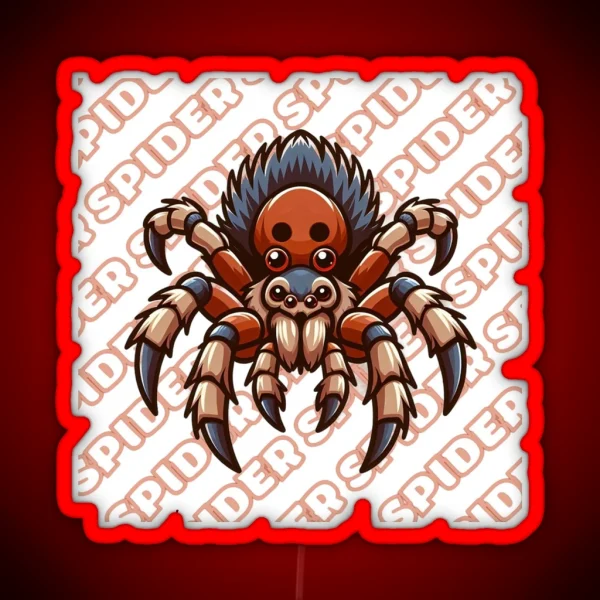 Tarantula Spider RGB Neon Sign