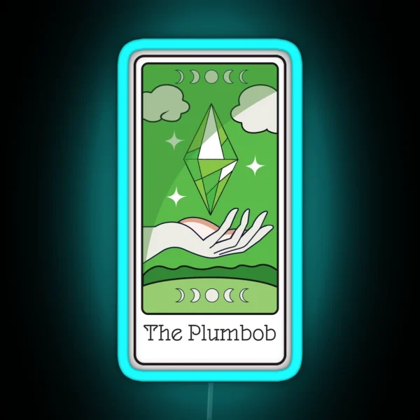 Tarot Plumbob RGB Neon Sign