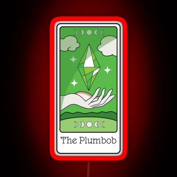 Tarot Plumbob RGB Neon Sign