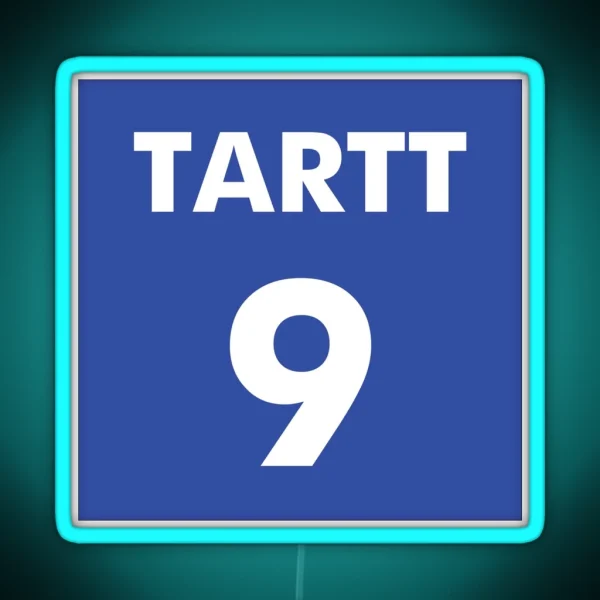 Tartt Football Jersey Design RGB Neon Sign