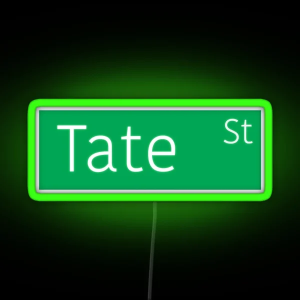 Tate Street RGB Neon Sign