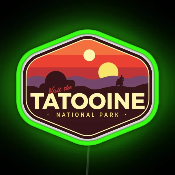 Tatooine National Park RGB Neon Sign