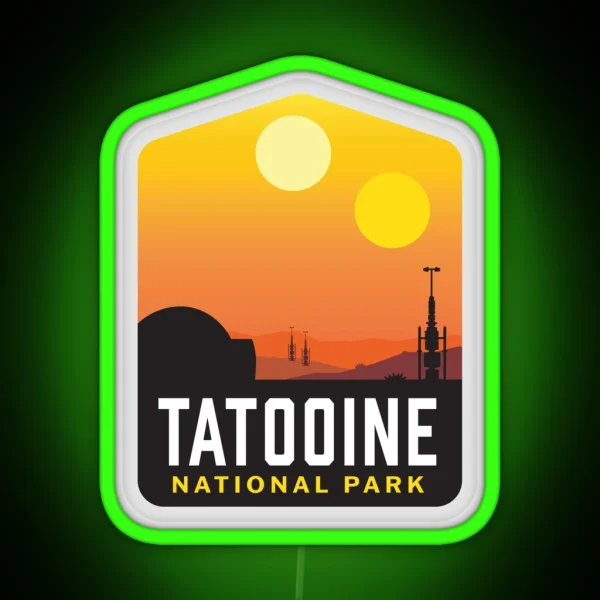Tatooine National Park RGB Neon Sign