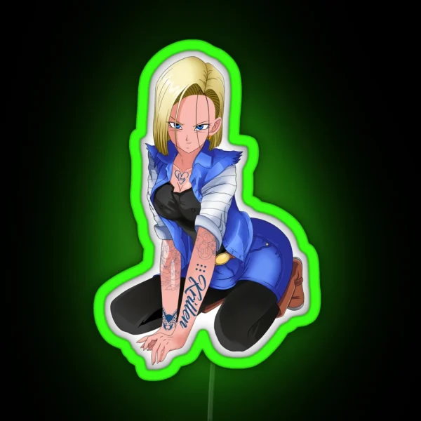 Tattooed Android RGB Neon Sign