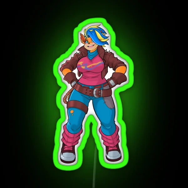 Tawna Bandicoot RGB Neon Sign