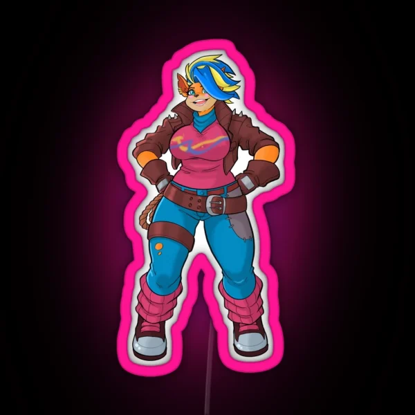 Tawna Bandicoot RGB Neon Sign