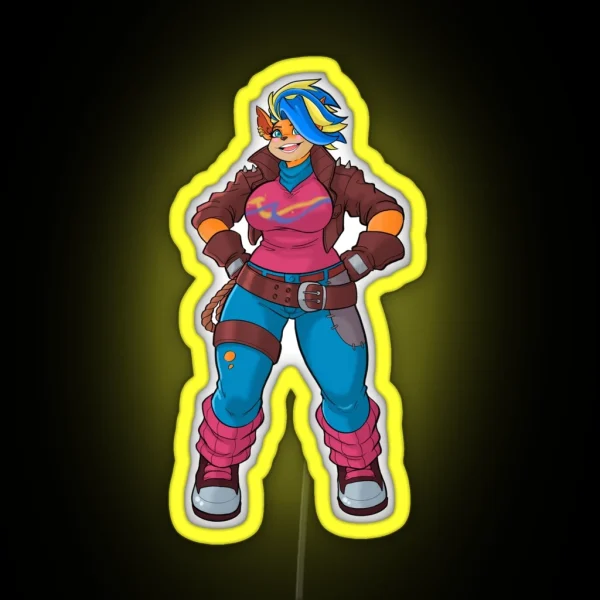 Tawna Bandicoot RGB Neon Sign
