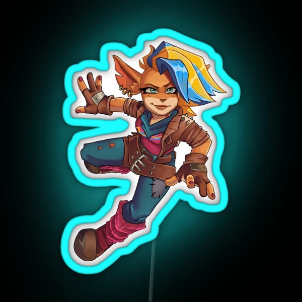 Tawna Bandicoot RGB Neon Sign