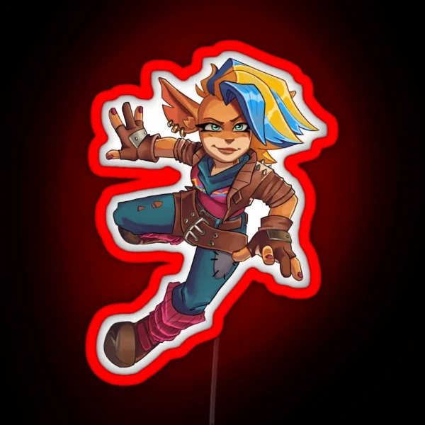 Tawna Bandicoot RGB Neon Sign