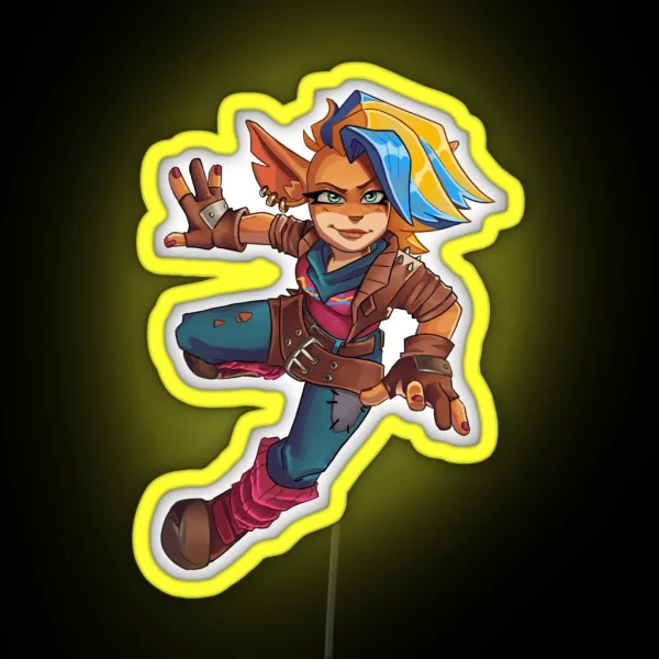 Tawna Bandicoot RGB Neon Sign