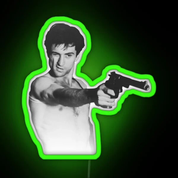 Taxi Driver RGB Neon Sign