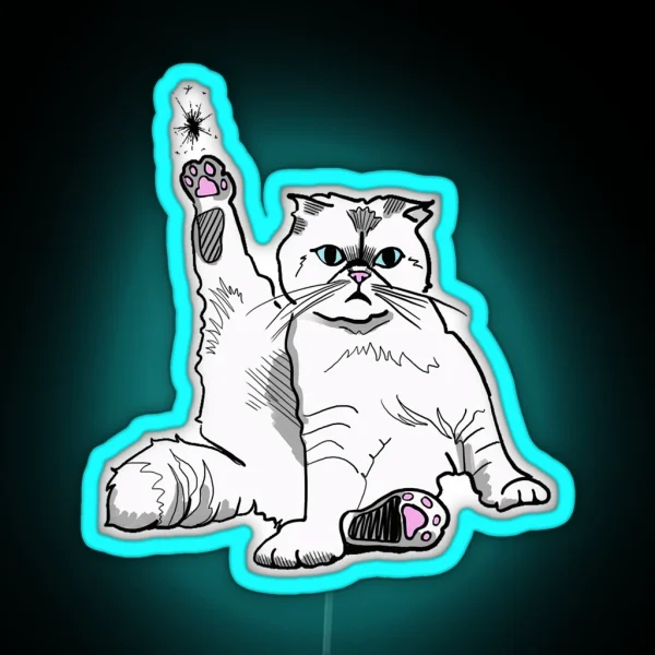 Taylor Swift Olivia Cat RGB Neon Sign