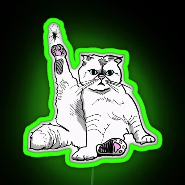 Taylor Swift Olivia Cat RGB Neon Sign