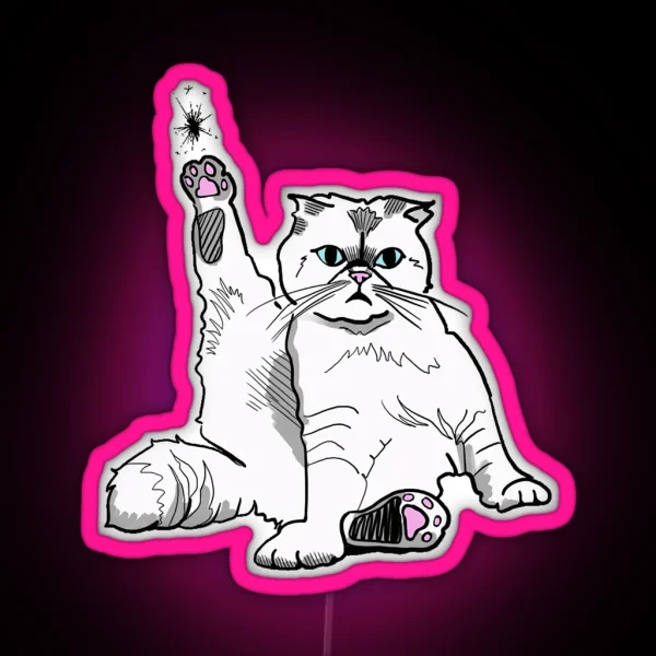 Taylor Swift Olivia Cat RGB Neon Sign