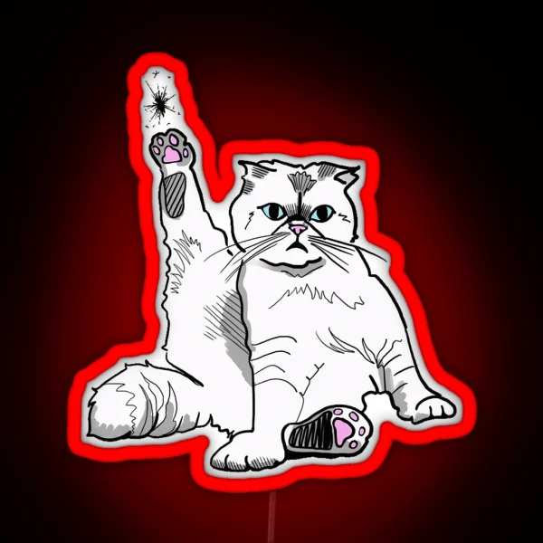 Taylor Swift Olivia Cat RGB Neon Sign