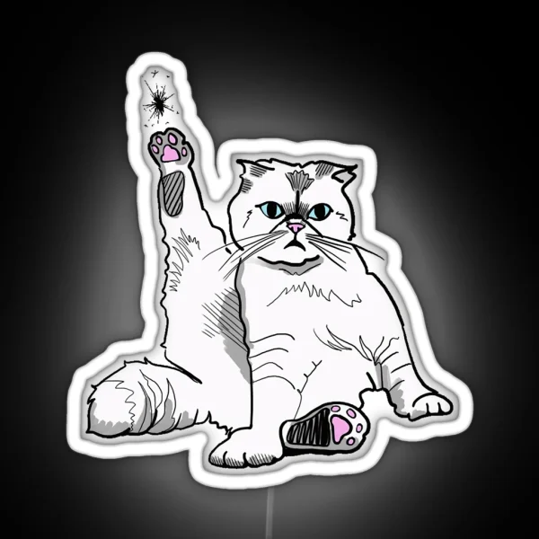Taylor Swift Olivia Cat RGB Neon Sign