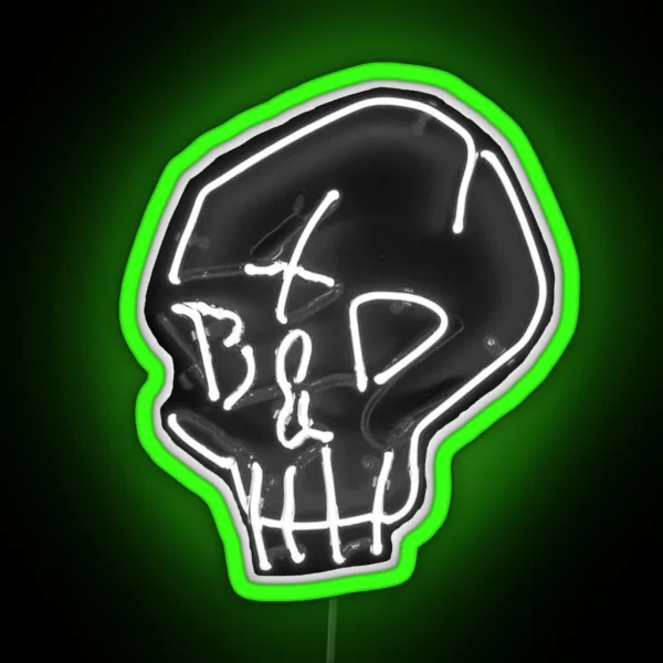 TBD Skull RGB Neon Sign