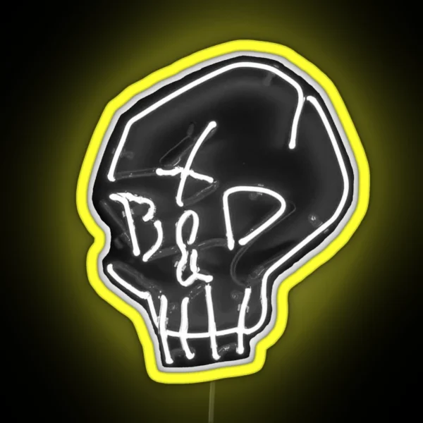 TBD Skull RGB Neon Sign