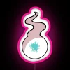 Neon TBHK blue spirit sign with pink accents