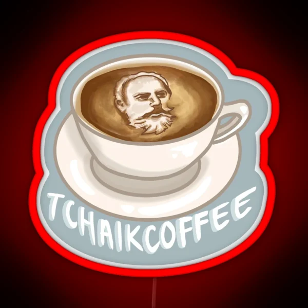 Tchaikovsky Coffee RGB Neon Sign