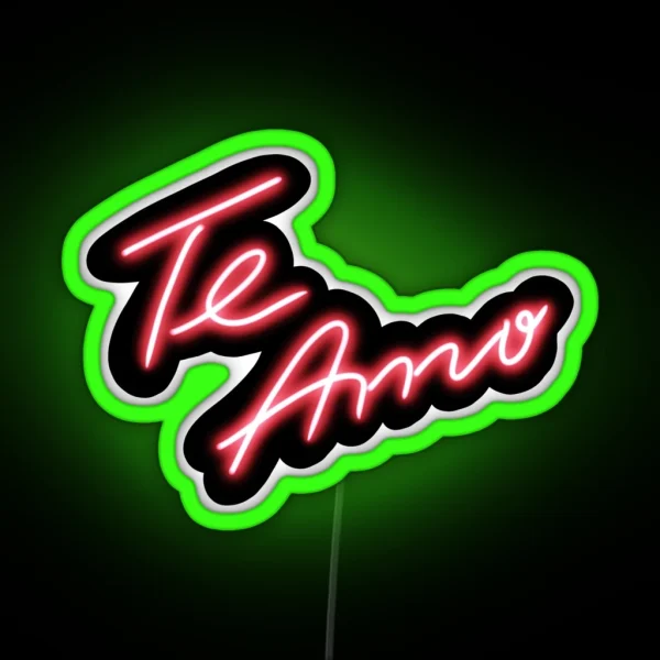 Te Amo Neon Sign RGB Neon Sign