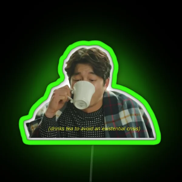 Tea Crisis RGB Neon Sign
