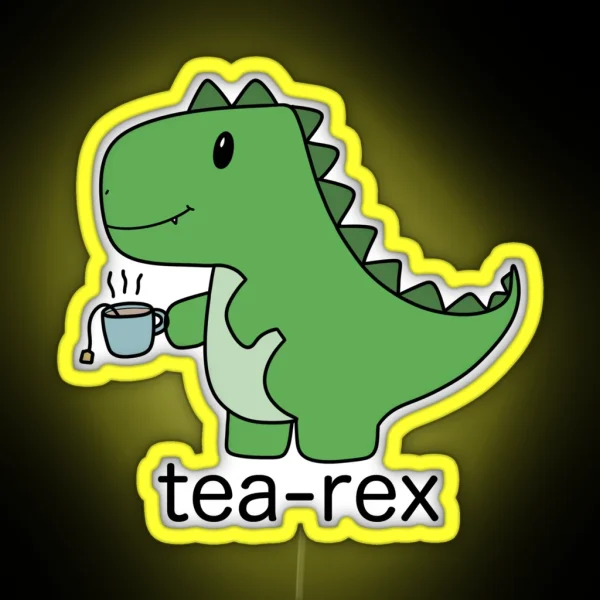 Tea Rex RGB Neon Sign