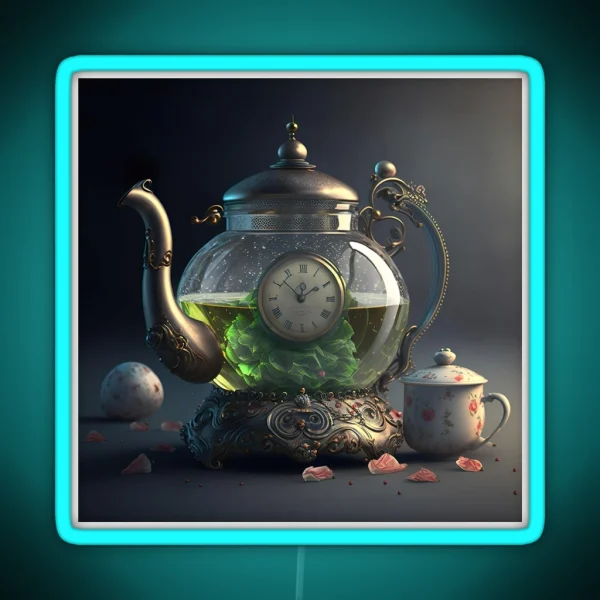 Tea Time RGB Neon Sign
