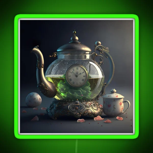 Tea Time RGB Neon Sign