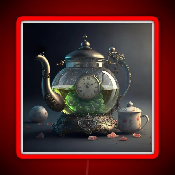 Tea Time RGB Neon Sign
