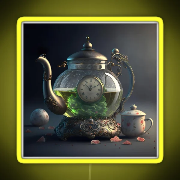 Tea Time RGB Neon Sign