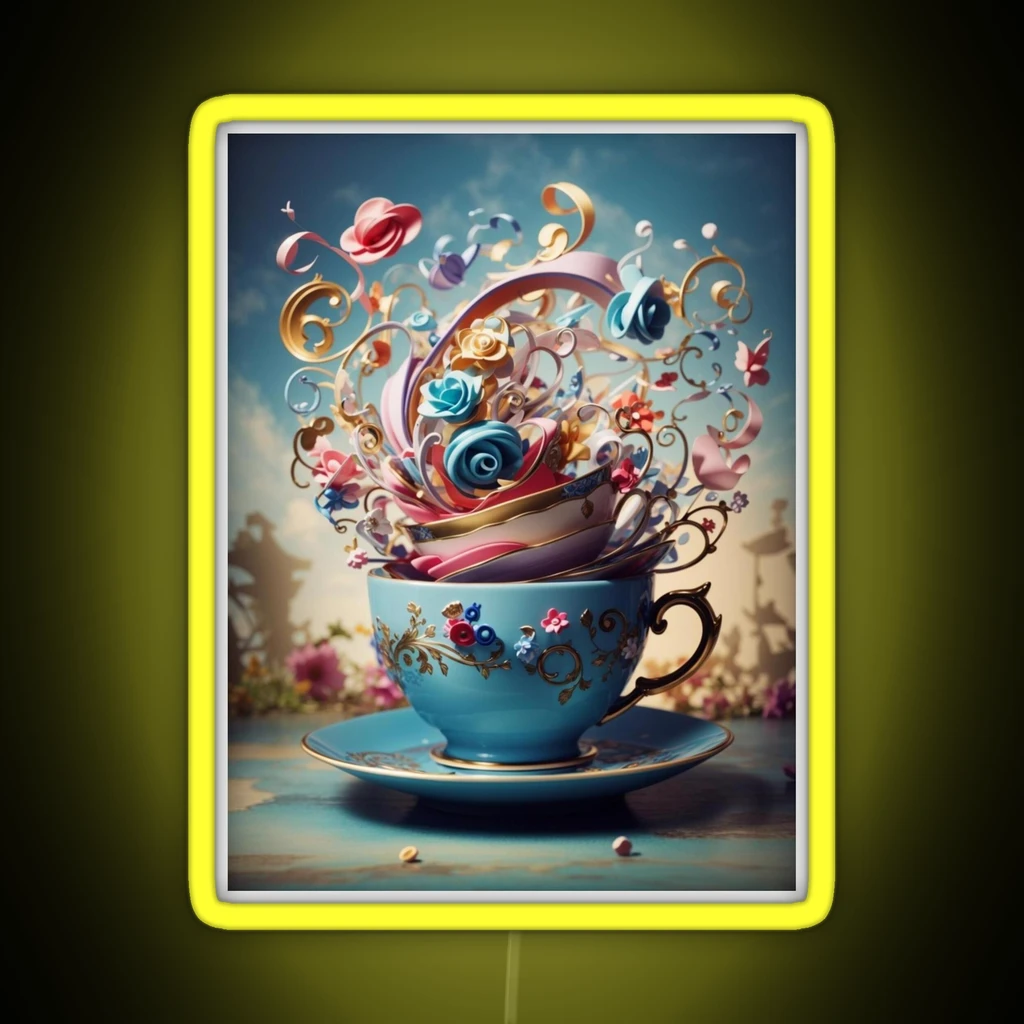 Teacup Tornado RGB Neon Sign Teacup Tornado RGB Neon Sign