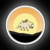 RGB Neon Team Avatar on Appa Sign