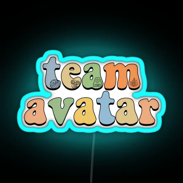 Team Avatar RGB Neon Sign