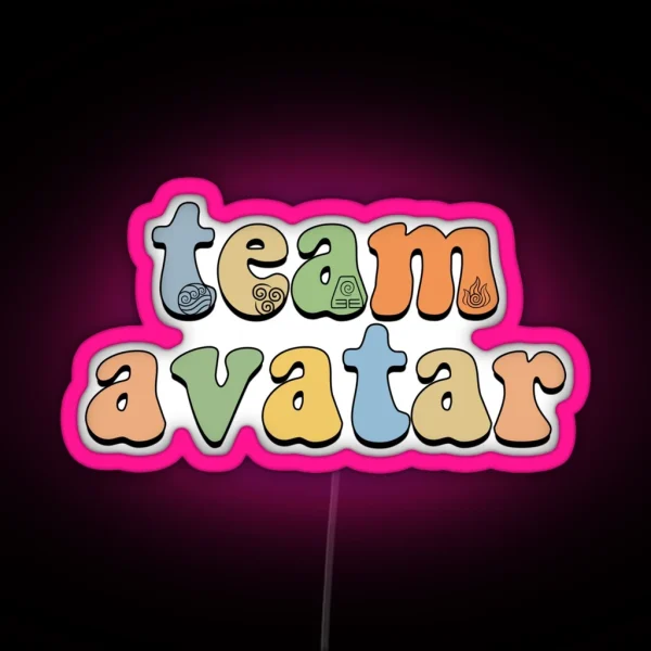 Team Avatar RGB Neon Sign