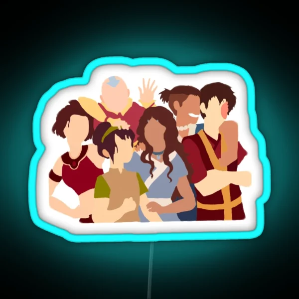 Team Avatar Together Led RGB Neon Sign