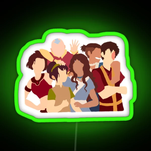 Team Avatar Together Led RGB Neon Sign