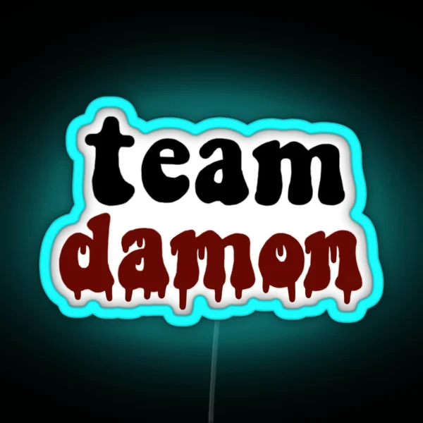 Team Damon RGB Neon Sign