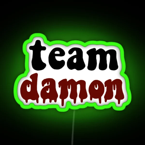 Team Damon RGB Neon Sign
