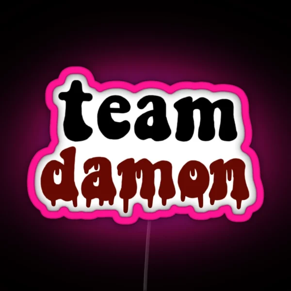 Team Damon RGB Neon Sign