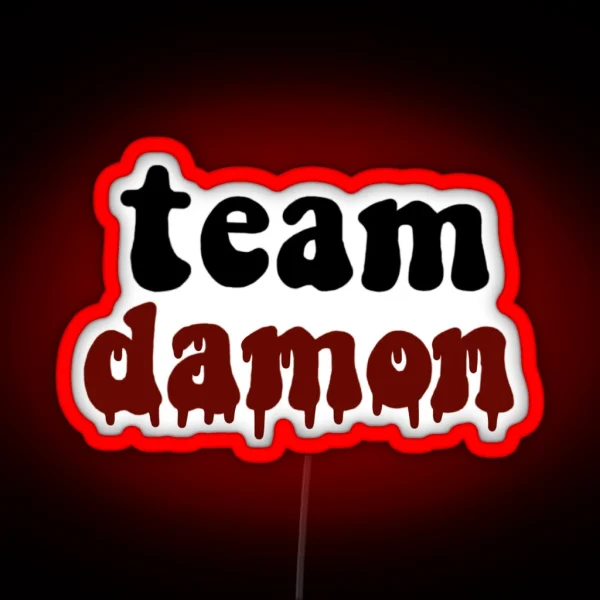 Team Damon RGB Neon Sign