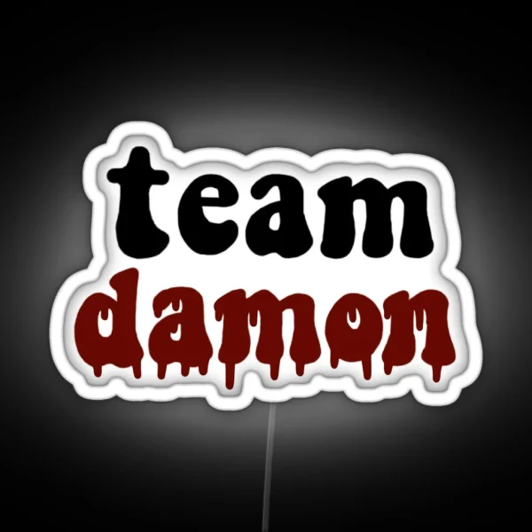 Team Damon RGB Neon Sign