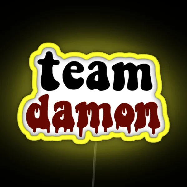 Team Damon RGB Neon Sign
