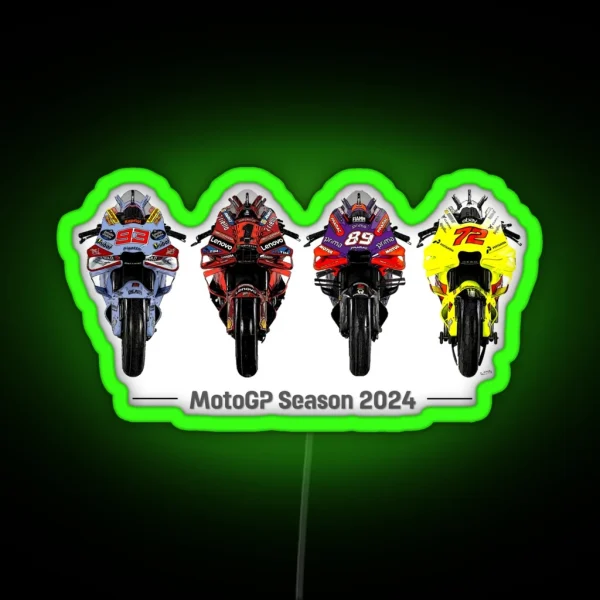 Team Ducati Motogp Season 2024 RGB Neon Sign