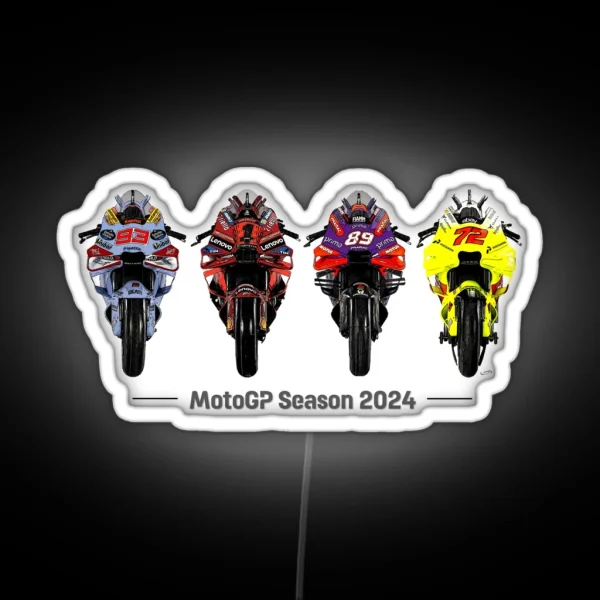 Team Ducati Motogp Season 2024 RGB Neon Sign