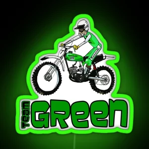 Team Green RGB Neon Sign