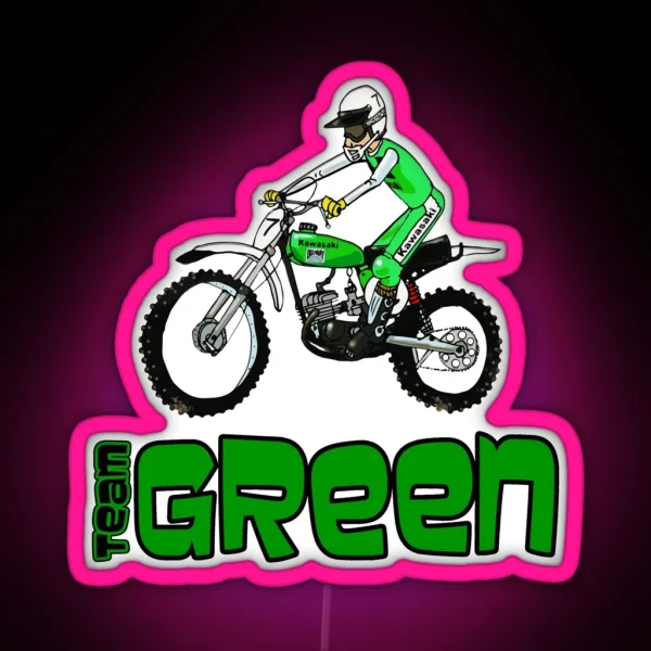 Team Green RGB Neon Sign